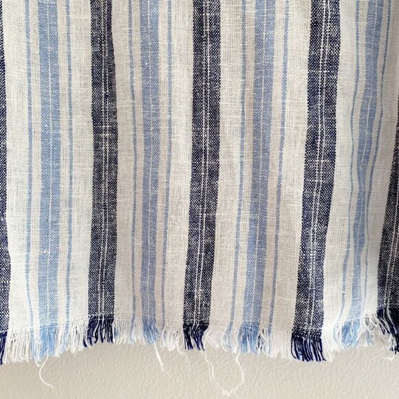 Drew Stella Linen Tank Top Small Striped Sleeveless - Picture 3 of 8